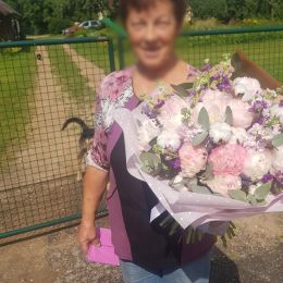 Flower delivery to Bīriņi. Report No. 3362