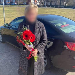 Доставка цветов в город Piņķi. Отчёт № 4081