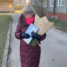 Доставка цветов в город Rīga. Отчёт № 4095