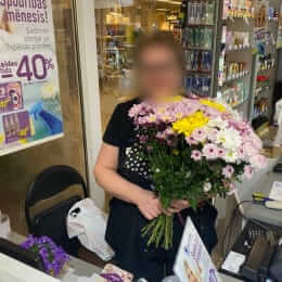 Доставка цветов в город Rīga. Отчёт № 4097