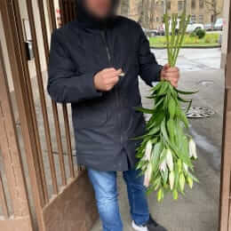 Доставка цветов в город Rīga. Отчёт № 4105
