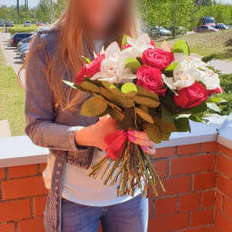 Доставка цветов в город Jelgava. Отчёт № 4236