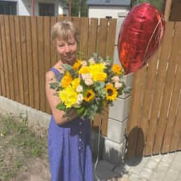 Доставка цветов в город Rīga. Отчёт № 4248