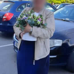 Доставка цветов в город Salaspils. Отчёт № 4257