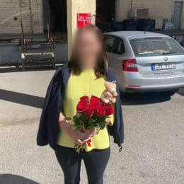 Доставка цветов в город Rīga. Отчёт № 4396