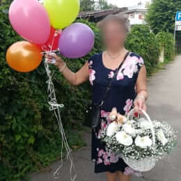 Доставка цветов в город Rīga. Отчёт № 4411