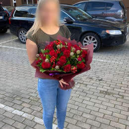 Доставка цветов в город Salaspils. Отчёт № 4559