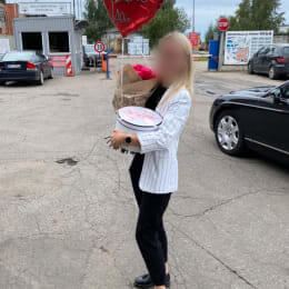 Доставка цветов в город Rīga. Отчёт № 4566