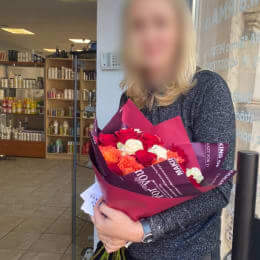 Доставка цветов в город Rīga. Отчёт № 4597