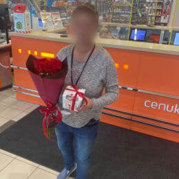 Доставка цветов в город Rīga. Отчёт № 4641