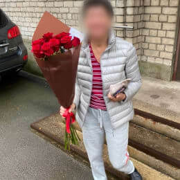 Доставка цветов в город Rīga. Отчёт № 4687