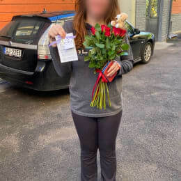 Доставка цветов в город Rīga. Отчёт № 4723