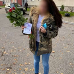 Доставка цветов в город Rīga. Отчёт № 4733