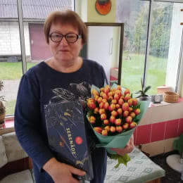 Доставка цветов в город Dobele. Отчёт № 5055