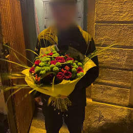 Доставка цветов в город Rīga. Отчёт № 5230