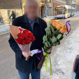 Доставка цветов в город Rīga. Отчёт № 5241