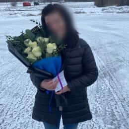 Доставка цветов в город Rīga. Отчёт № 5321