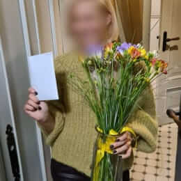 Доставка цветов в город Rīga. Отчёт № 5466