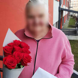 Доставка цветов в город Rīga. Отчёт № 5485
