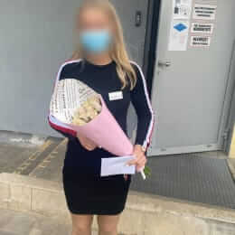 Доставка цветов в город Rīga. Отчёт № 5514
