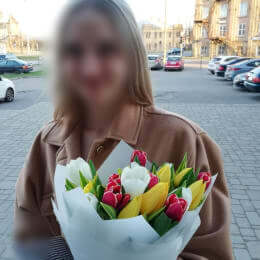 Доставка цветов в город Rīga. Отчёт № 5520