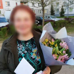 Доставка цветов в город Rīga. Отчёт № 5557