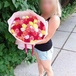 Доставка цветов в город Rīga. Отчёт № 5749