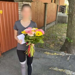 Доставка цветов в город Rīga. Отчёт № 5800
