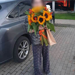 Доставка цветов в город Rīga. Отчёт № 5886