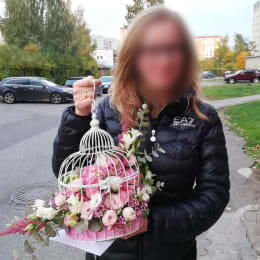 Доставка цветов в город Rīga. Отчёт № 5990