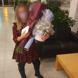 Доставка цветов в город Rīga. Отчёт № 6006