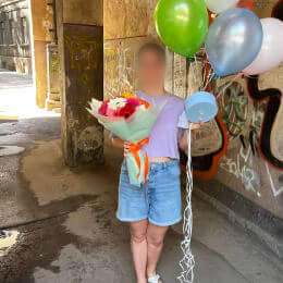 Доставка цветов в город Rīga. Отчёт № 6396