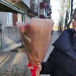 Доставка цветов в город Rīga. Отчёт № 6663