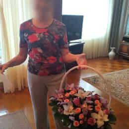 Доставка цветов в город Rīga. Отчёт № 6690