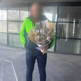 Доставка цветов в город Rīga. Отчёт № 6740