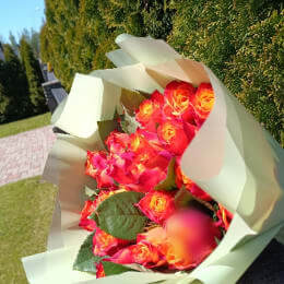 Flower delivery to Spilve. Report No. 6964
