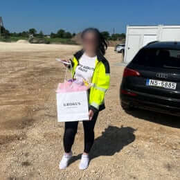 Flower delivery to Jaunsaurieši. Report No. 6972