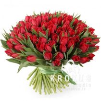 101 Sarkanas tulpes