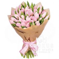 Rozā tulpe