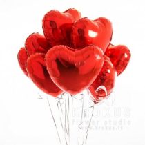 FOIL BALLOON HEART 5 pcs.