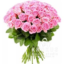 Pink roses 40cm