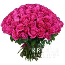 Pink roses 50cm